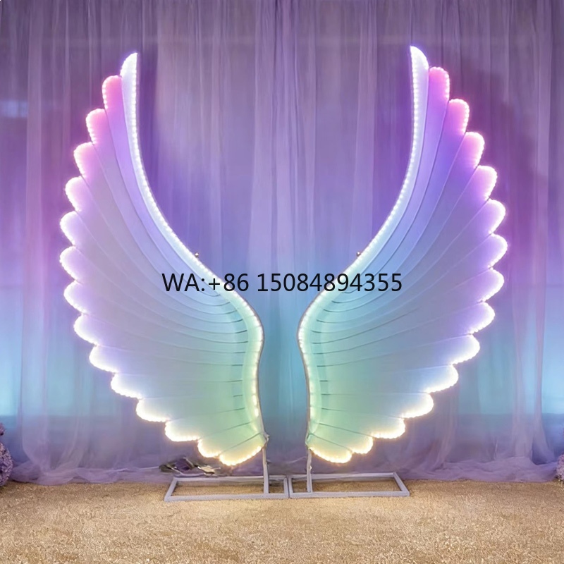 Neon Sign Party - Ailes d'ange lumineuses, accessoires de lumière,