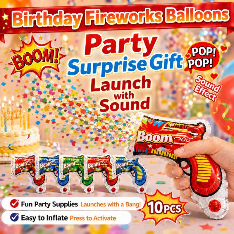 Confetti Cannon Tube - Lot de 10 Lanceurs de Confettis