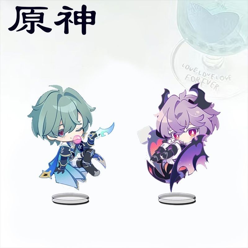 Event Support - Figurine d'anime Q-version Genshin Impact Lohen