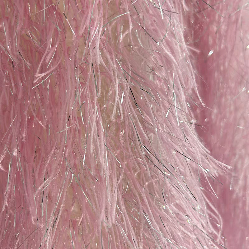 Glitter Tablecloth - Tissu en tulle à franges dorées