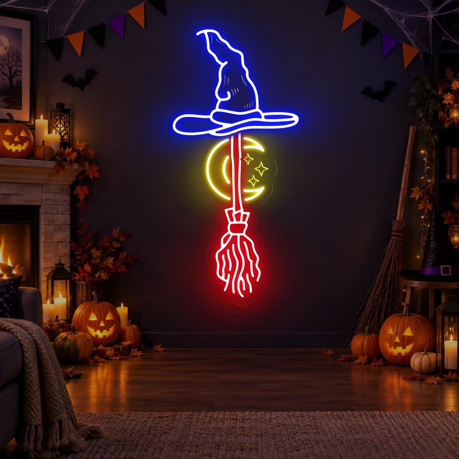 Enseigne néon chapeau de sorci - Neon Sign Party avis et prix
