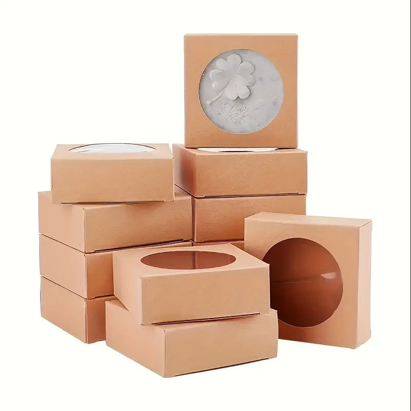 Boîte en papier kraft avec fen - Event Party Box avis et prix