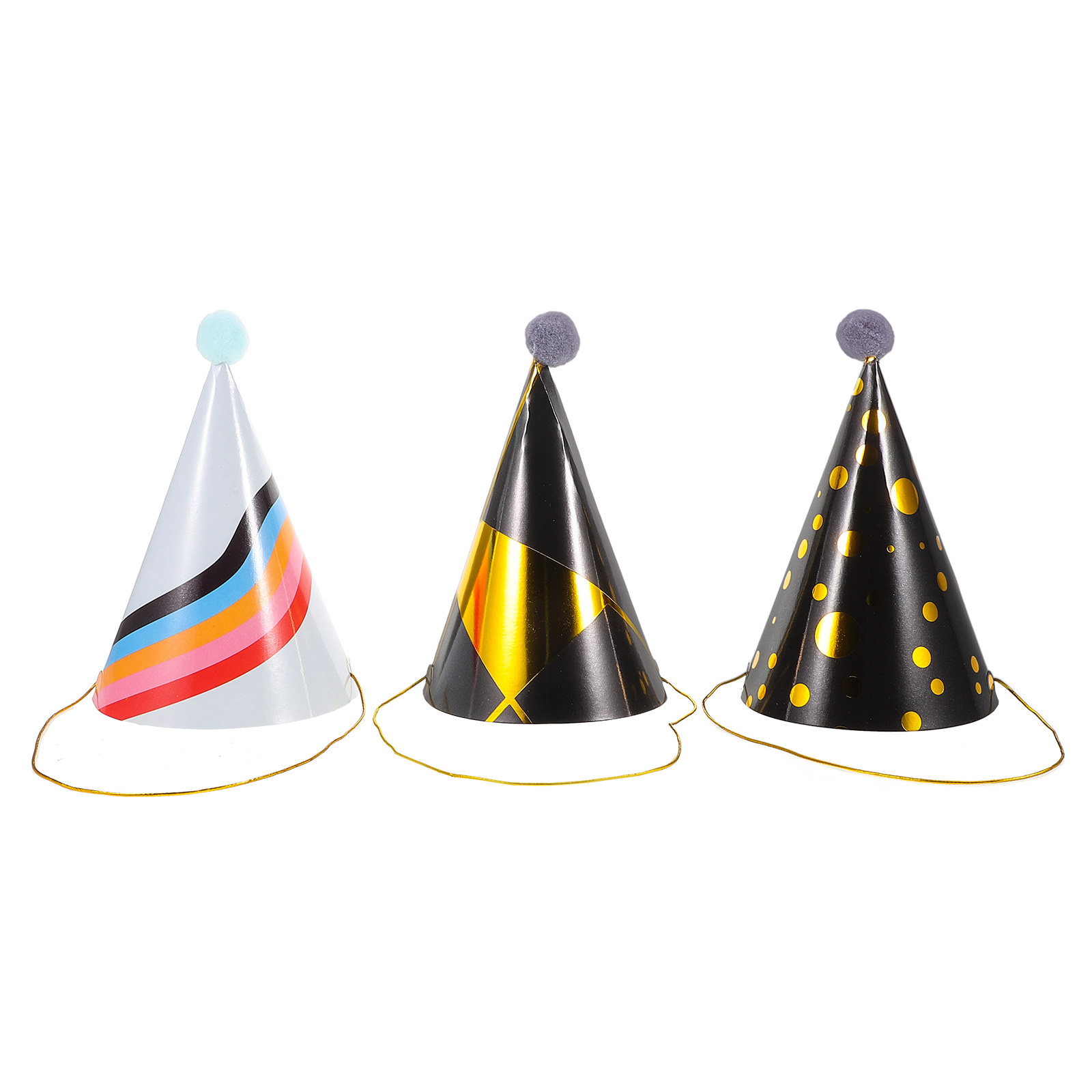 3 pièces de chapeaux d'anniver - Party Hat Cone avis et prix