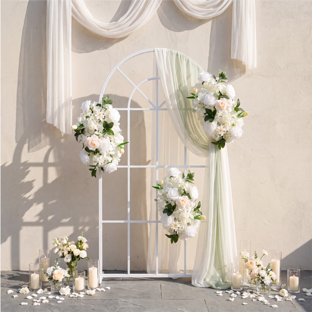 Uflower Rose Greenery Flower R - Flower Wall Panel avis et prix