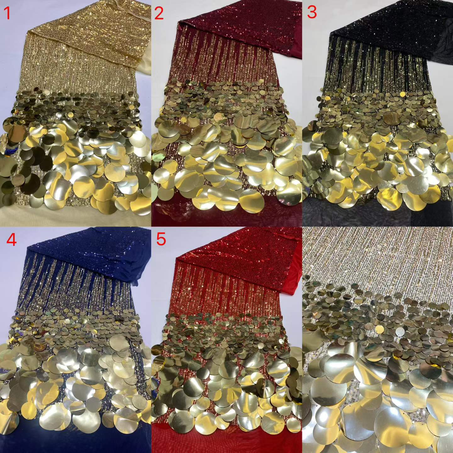5 Yards de Tissu en Dentelle A - Glitter Tablecloth avis et prix